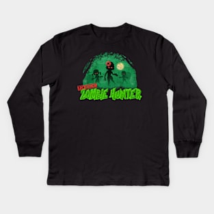 I'm A Licensed Zombie Hunter Kids Long Sleeve T-Shirt